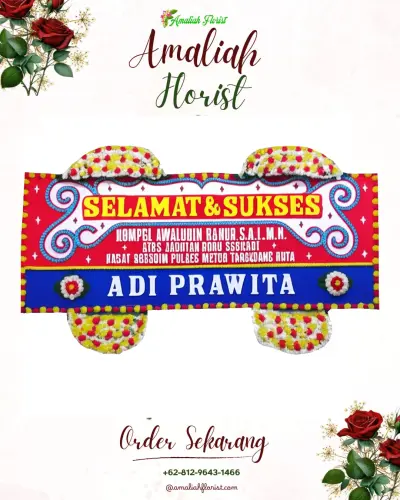 Karangan Bunga Ucapan Selamat di Sadia